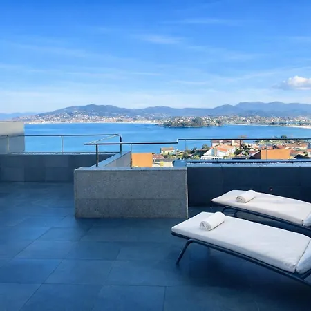 Holibai Baiona, Exclusivo Duplex Con Vistas Al Mar Y A Islas Cies *